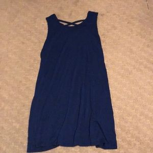 Navy dress/ coverup